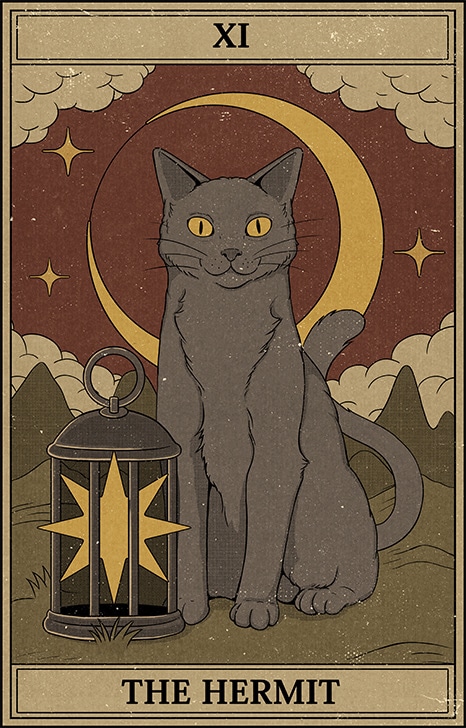 what does the hermit tarot card mean in a yes or no question