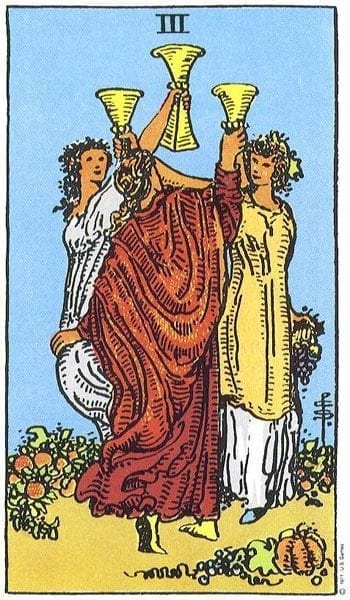 3 of cups