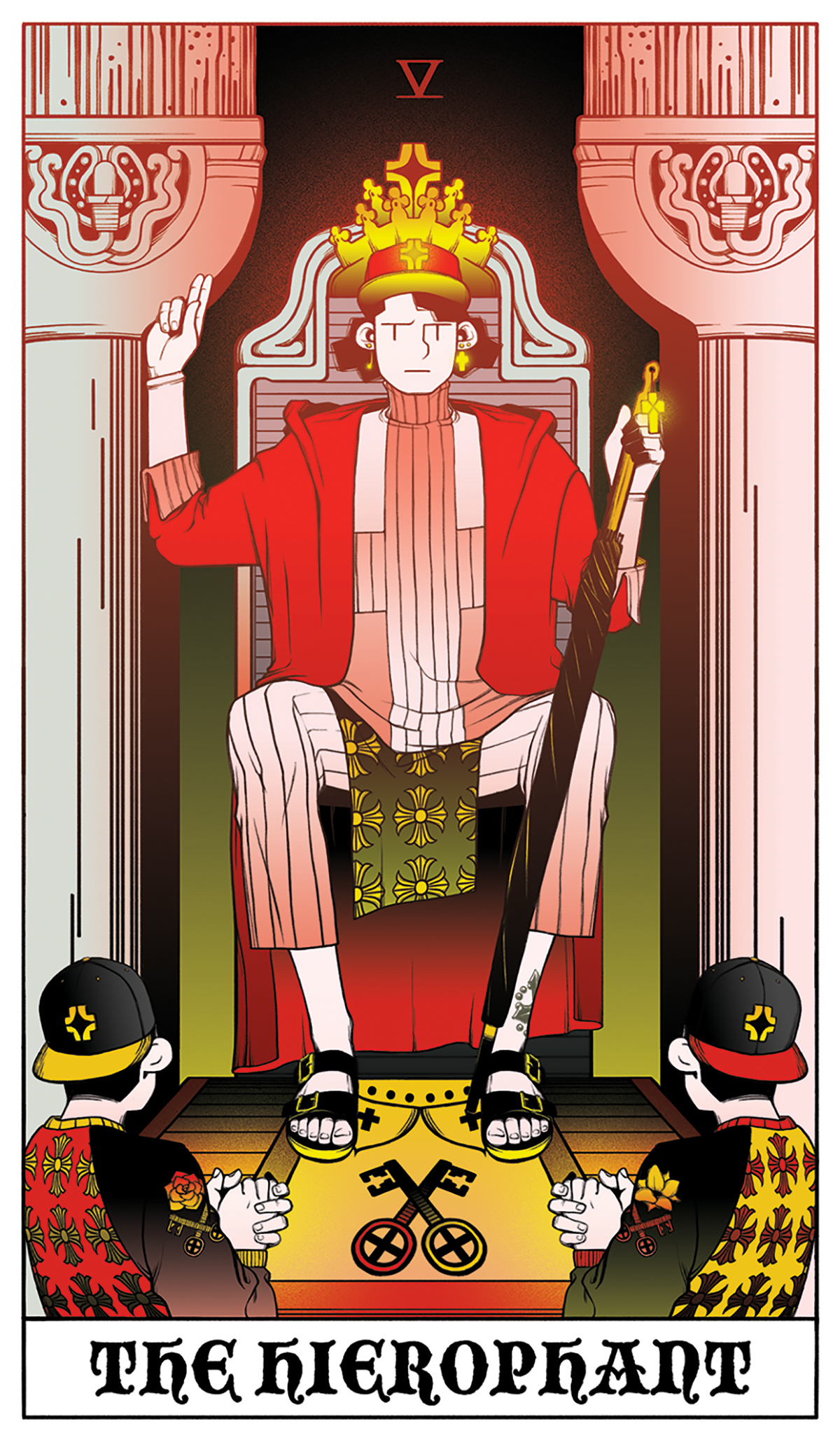 hierophant illustration