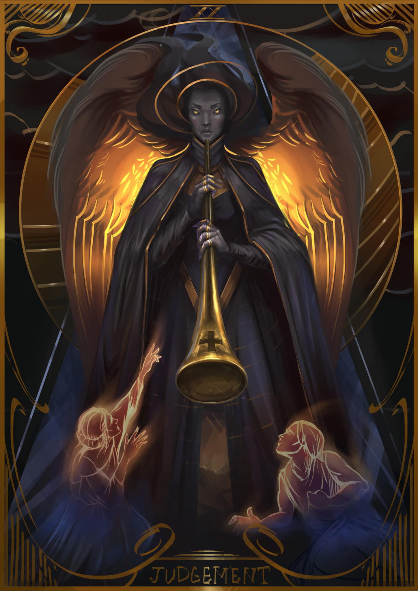 judgement card illustration