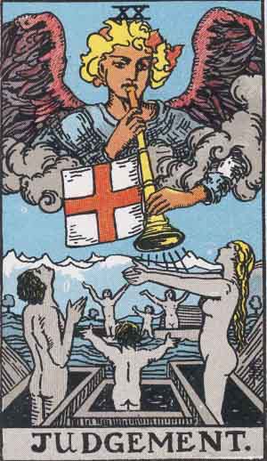 judgement tarot card rider waite