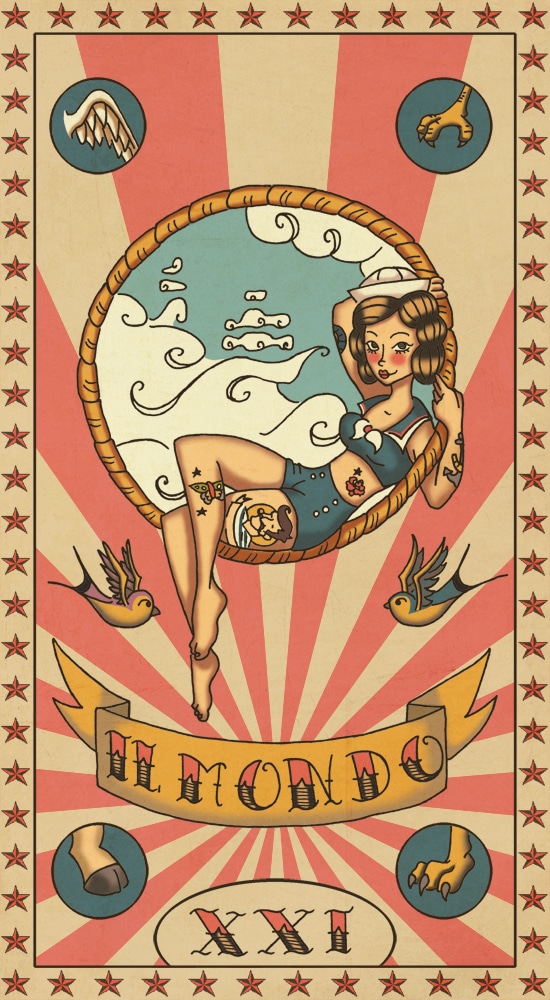 The World Tarot card meaning in future, love and career readings