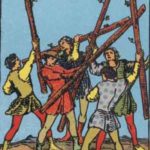 five of wands, rider-waite