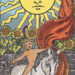 sun card, rider-waite