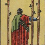 three of wands, rider-waite