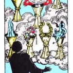 seven of cups, rider-waite