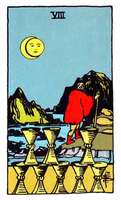 The Eight of Cups Tarot Card