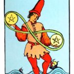 two of pentacles, rider-waite