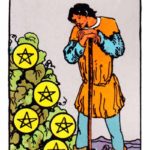 seven of pentacles, rider-waite