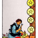 eight of pentacles, rider-waite