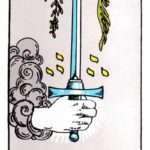 ace of swords, rider waite