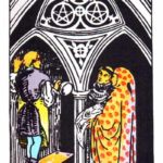 three of pentacles rider-waite