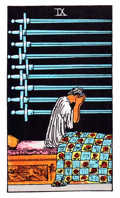 nine of swords rider-waite