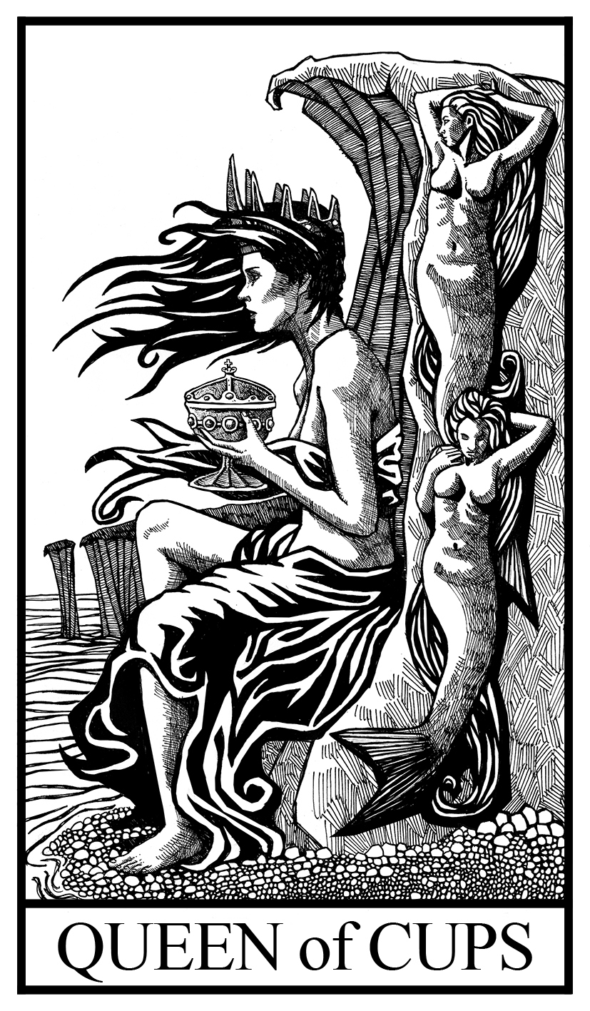 Queen of cups illustration-2