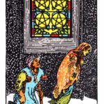 5 of pentacles rider-waite