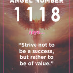 1118 angel number meaning