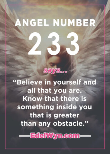 233 angel number meaning