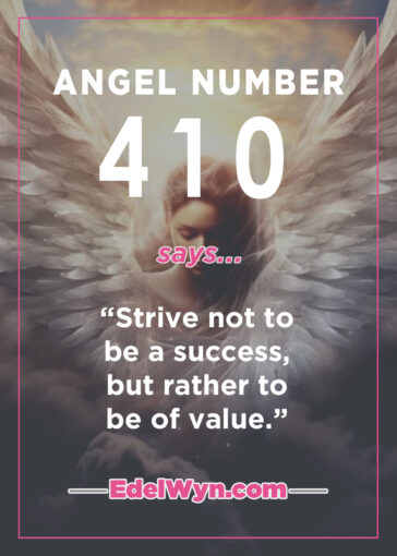 410 angel meaning