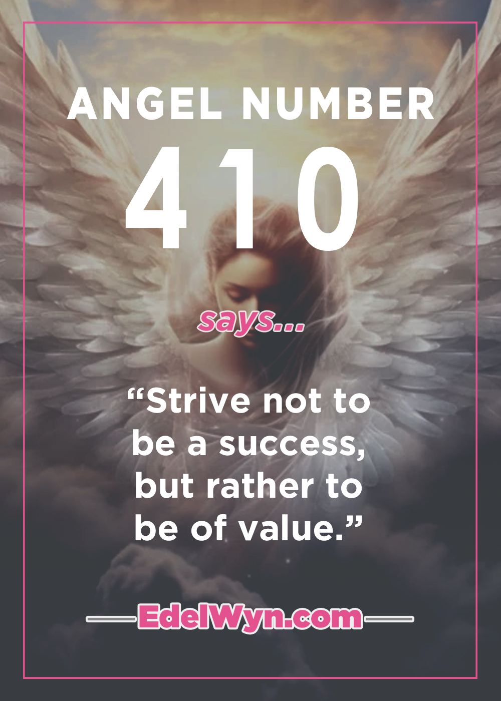 Few People Know The These Facts About Angel Number 410
