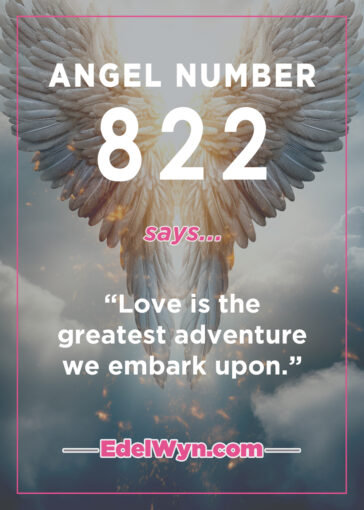 822 angel number and love