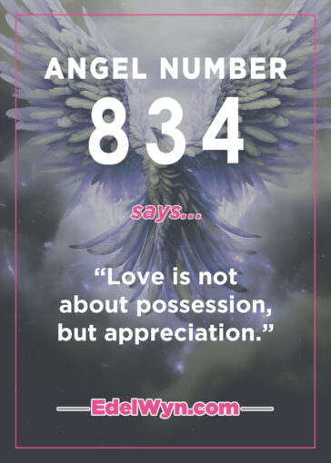 834 angel number meaning