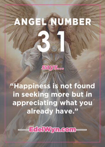 31 angel number meaning