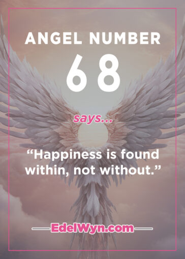 angel number 68 and its meaning for love