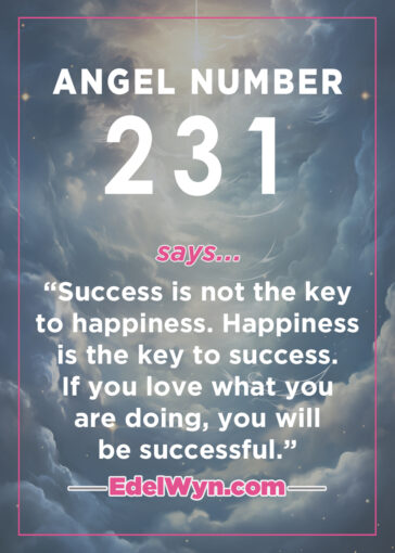 231 angel number meaning