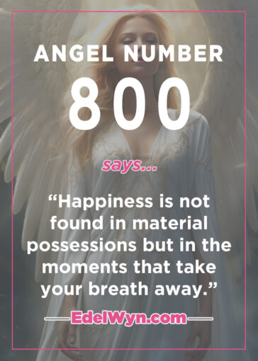 800 angel number meaning