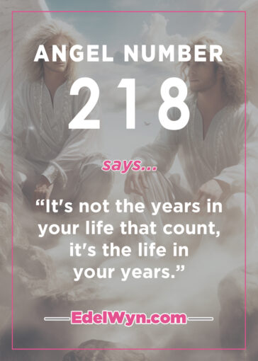 218 angel number meaning