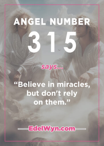 315 angel number meaning