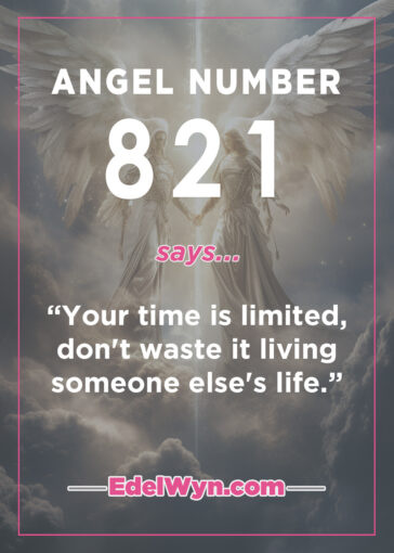 821 angel number meaning